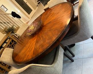 Dining table and chairs