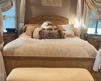 King size canopy and headboard and footboard