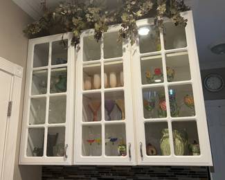 Glassware inside 