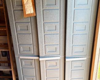 Resin storage cabinets