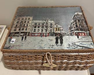 Vintage Sewing Basket