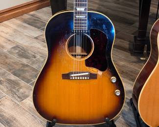 1962 Gibson J-160E guitar, Beatles - Serial # is 1 digit after the guitar owned by John Lennon