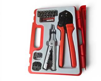 Ratcheting crimping tool kit