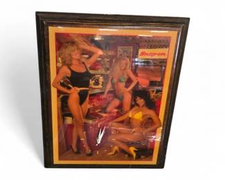1980s Snap-On pin up clock