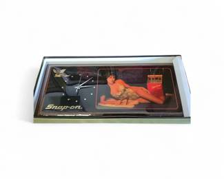 1980s Snap-On pin up clock