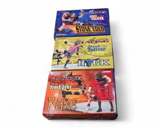 WWF 1:24 scale NASCAR diecast cars
