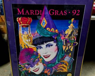 Framed Mardi Gras 92 Print