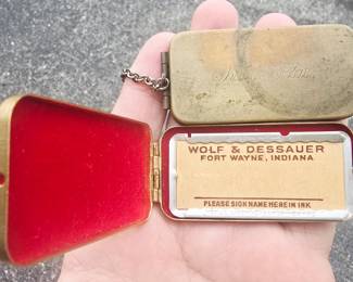 Wolf & Dessaur Charge Plate & Case
