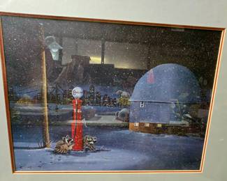 Tokheim Gas Pump Framed Art