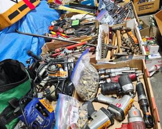 Air Tools, Power Tools, Hand Tools, Brass Fittings etc 