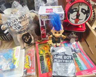 Pokémon,  Tolls, Taco Bell, Big Dog, Smurfs, Pops