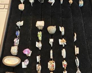 Sterling Silver, Gold Filled, and Costume Rings