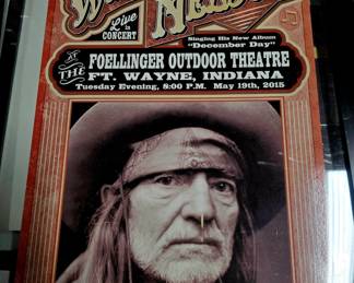 Willie Nelson - Foellinger Theatre Limited Edition Concert Poster