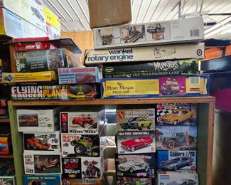 Vintage Models, Cars, VW, Batman, Weird-Ohs, Rat Fink Etc.  