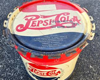 10 Gallon Double Dot Pepsi Cola Concentrate Can - Fort Wayne