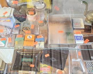 Vintage Lighters & Ashtrays including Kennedy Life Fort Wayne