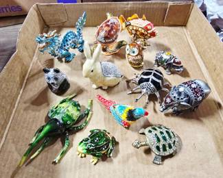 Jeweled & Enameled Trinket Boxes