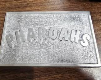 PHAROAHS CAR CLUB PLAQUE