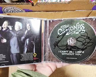 The OSMONDS Autographed CD