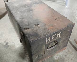 Metal Military Boot Locker