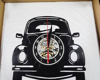 VW Clock Cut from A Record