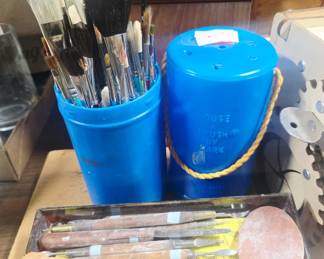 Sculpting Tools & Paint Brushes w/ Marx holder