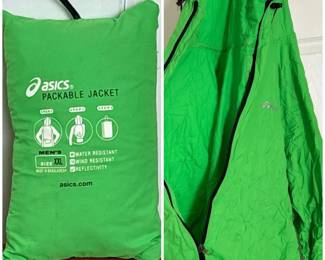 182 asicsmens2xlpackablegreenwindbreak