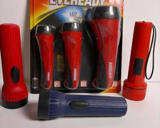 270 evereadyledflashlightlotredbluemix
