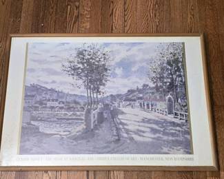 083 framedclaudemonetreproductionthesei