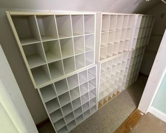 129 sixmodularwhitecubbyclosetshoeorga