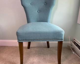 099 lightblueupholsteredaccentchairwith