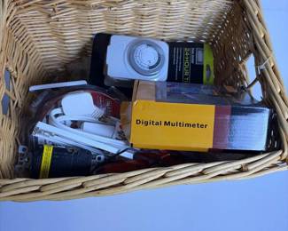 267 basketwithdigitalmultimeterelectrica