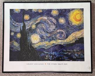 226 framedvincentvangoghstarrynightpos