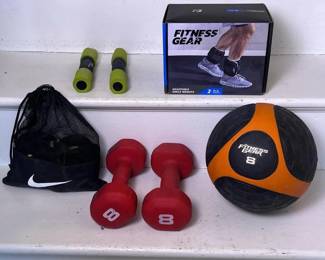 247 fitnessgearworkoutlot8lbdumbbells