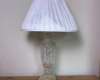 212 elegantcutglassbrasstablelampwith