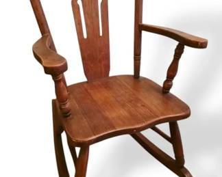 Childs Wooden Rocking Chair