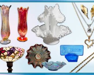 Fenton, Milk Glass, & Gold - Online Auction | PICKUP: Monday, May 11th in Centerville, OH