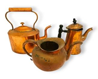 Copper Tea Kettles  Pitcher