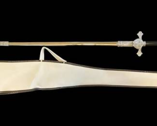Knights Of Columbus Ceremonial Sword w Case