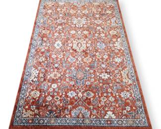 Allen  Roth Red Area Rug 53 X 76 