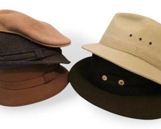 Five Mens Hats  Size L