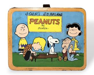 Vintage Peanuts Metal Lunch Box