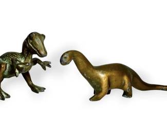 Vintage Bronze SRG Dinosaur Figurines