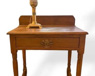 Nightstand  ParisIstanbul Orient Express Brass Lamp