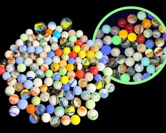 Vintage Marbles Some Glow