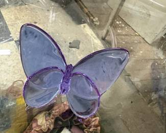 Baccarat Crystal Butterfly