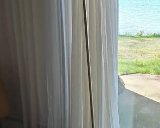 Brass Torchiere Floor Lamp second image