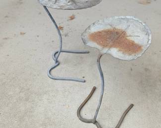 Leaf Shaped Garden Stools second image
