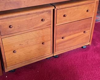 Pair of drawer filing cabinets second image