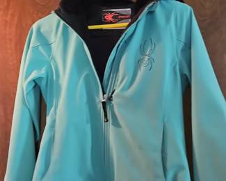 Teal Spyder Softshell Jacket